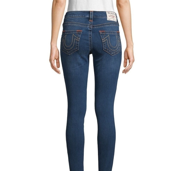 True Religion Denim - True Religion Women's Jennie Mid Rise Curvy Fit Skinny